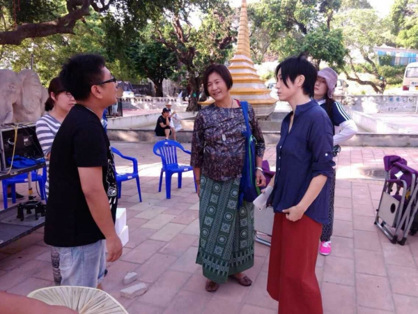 鄭佩佩、陳法蓉拍攝現場